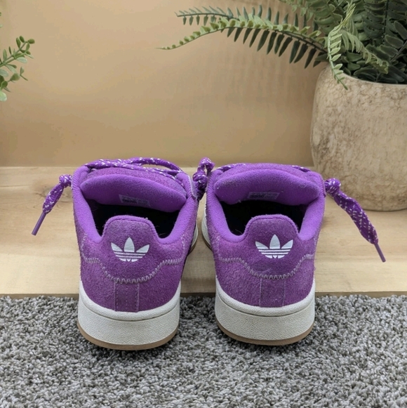 Adidas Campus 00s Women's Size 7 Purple Suede Skate Walking Shoes Casual Comfort - Picture 4 of 8